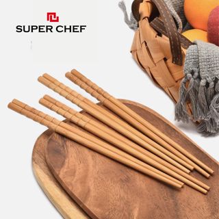 Bộ 10 đũa tre Super chef phủ vecni 