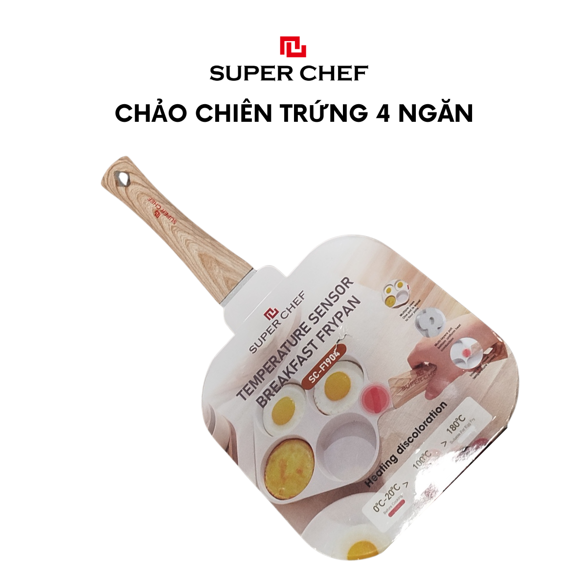CHẢO CHIÊN TRỨNG 4 NGĂN