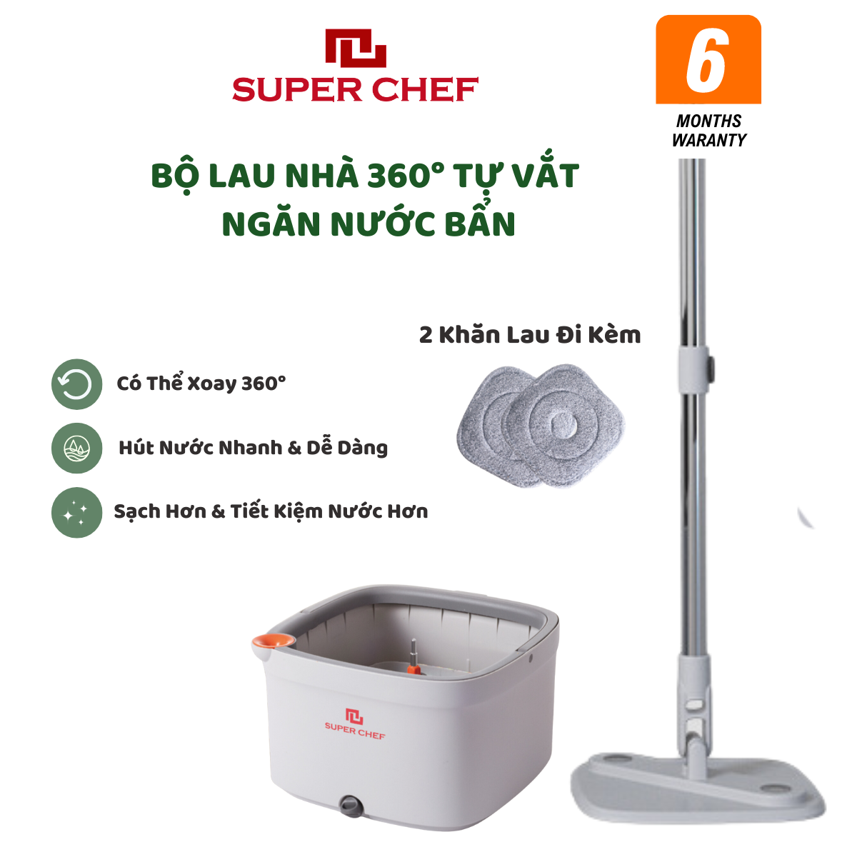 Dụng cụ lau nhà 