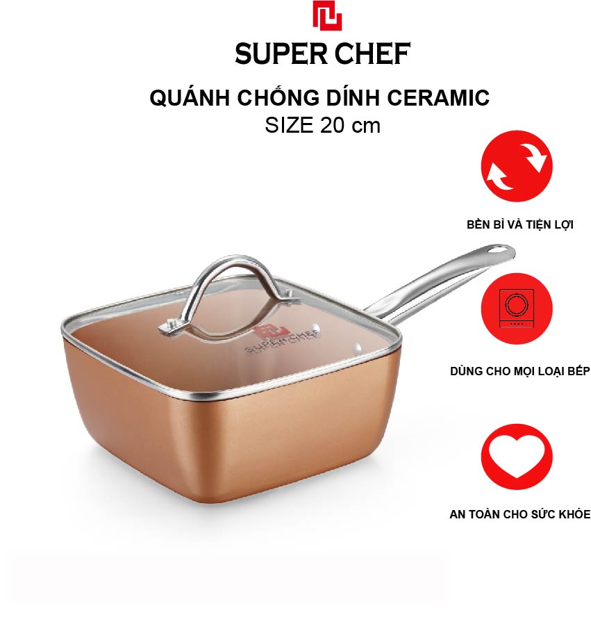 Quánh chống dính ceramic 