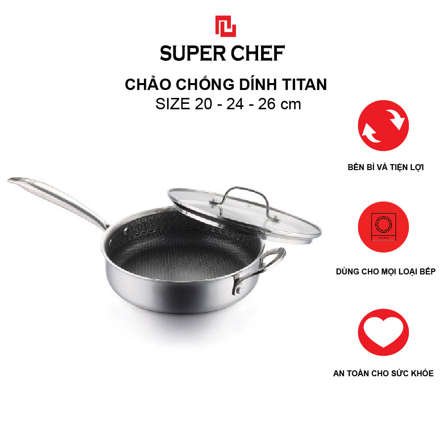 Chảo chống dính Titan 
